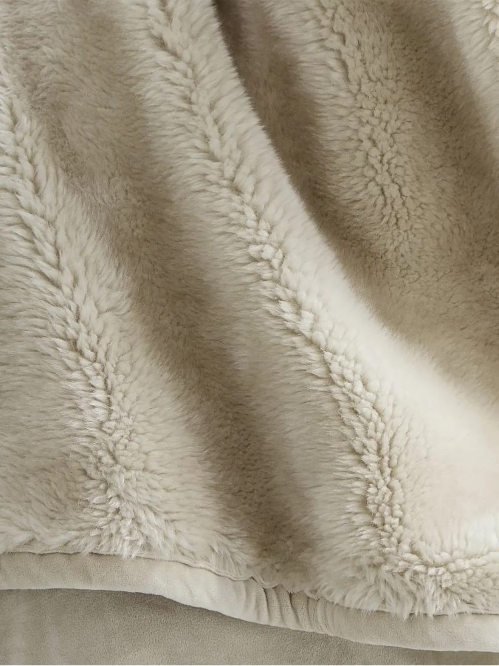 Pottery Barn Shearling Faux Fur Throw